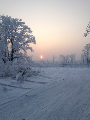 Зимний закат